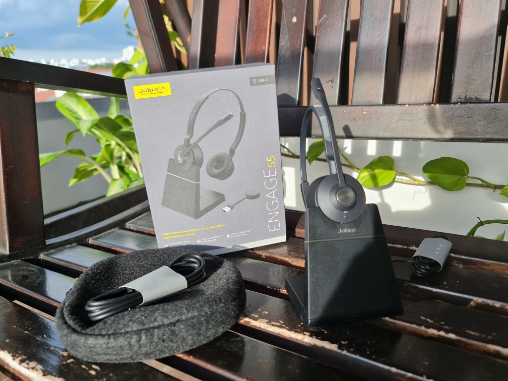 Jabra Engage 55 wireless headset reviewed. - The Technovore